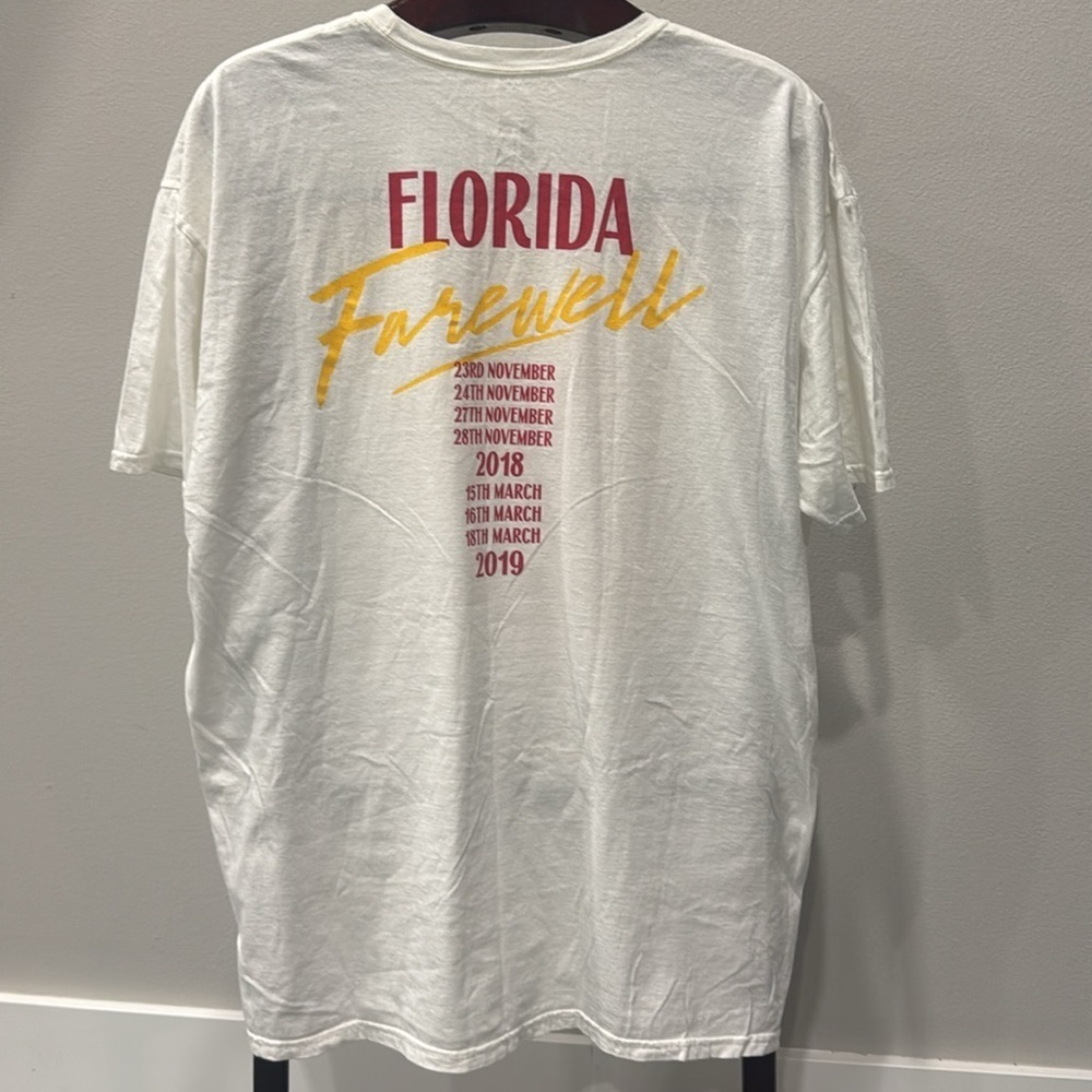 Elton John Florida Farewell Yellow Brick Road Tour Tee. Sz XXL - Picture 3 of 10